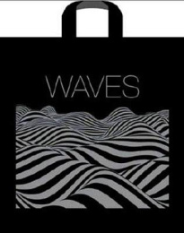 Пакет с петлевой ручкой 45*45-90мкм "Волны" (1*25/10уп)