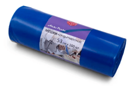 Мешок кондитерский рулон Н53 синий (1*100)