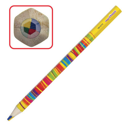 Карандаш с многоцветным грифелем Юнландия, большой