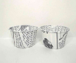 Форма бумажная "Маффин" 50*40 NewsPaper (1*100/40уп)