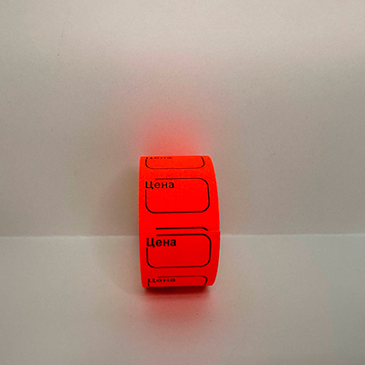 Ценник ролик 30*20 (350эт) красный (1/10/100)