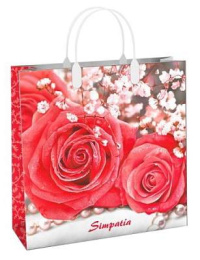 Пакет мягкий пластик 30*30 в ассортименте (1/10)