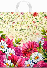 Пакет с петлевой ручкой 38*42-40мкм "Симфония" (1*25/20уп)