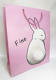 Пакет подарочный 26*32 "С меховым хвостом" (1/12)																														