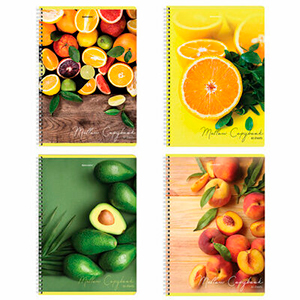 Тетрадь 80л.А4 клетка, спираль