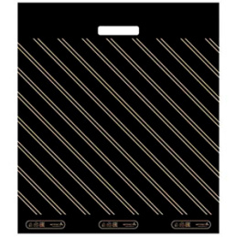 Пакет с вырубной ручкой 60*70-40мкм "Полоса" (1*25/10уп)