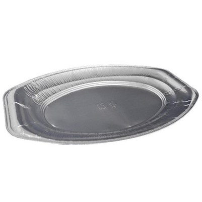 Поднос фольгированный овальный 1200мл (1/25/100)