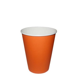 Стакан 350мл. для горячего Оранжевый (1*50/20уп)