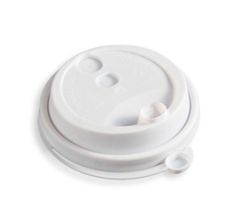 Крышка для стакана со СЪЕМНЫМ питейником d-80 белая (1*50/20уп)