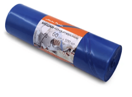 Мешок кондитерский рулон Н60 синий (1*100)