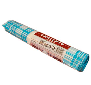 Скатерть 110*180 КЛЕТКА синяя (1*5/20рул)