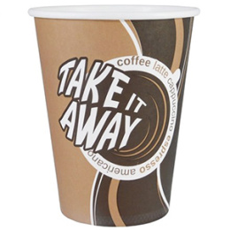 Стакан 400мл. для горячего Coffee Take Away (1*50/20уп)