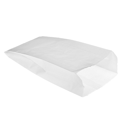 Пакет бумажный 210*110*40 белый (1*100/35уп)