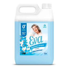 Кондиционер для белья EVA flower (голубой) 5кг (1/4)