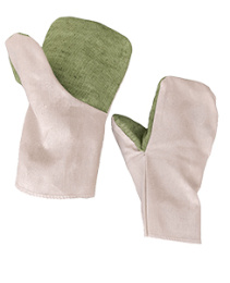 Рукавицы х/б брезент на ладони пл. 220 (1/5пар)