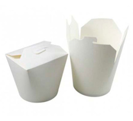 Контейнер бумажный д/лапши Белый 750мл. (1*50/10уп)