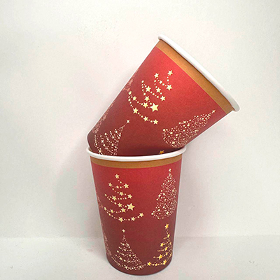 Стакан бумажный НГ 200мл "Новогодняя ночь" (1*10)