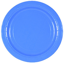 Тарелка d-230 картонная ламинированная с бортом "Blue" (1*50/10уп)