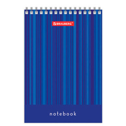 Блокнот А5 60л. клетка, спираль