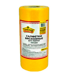 Салфетки вискозные в рулоне "Горница" 25*25 (1*30/12)