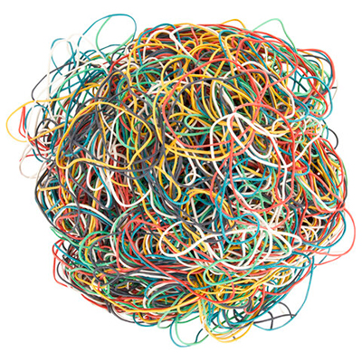 Резинка банковская 60мм (100гр)