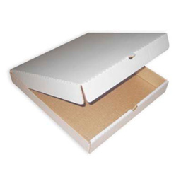 Коробка для пиццы 250*250*50 белая (1/25/50)