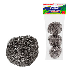 Губка металлическая "Лайма" (1*3)