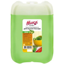 Средство для мытья посуды "Ника-Супер Плюс" 5кг. (1/4)