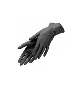 Перчатки виниловые ЧЕРНЫЕ  XL (1*100/10уп)