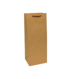 Пакет подарочный 14*35 "КРАФТ Бутылка" (1/20)