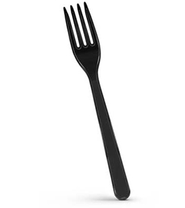 Вилка Премиум Черная (1*50/30уп)