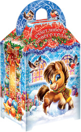 Подарок НГ "Ларец" 1,7кг (1/60)