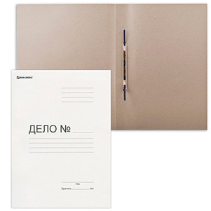 Папка картонная "Дело" с дыроколом (1/200)