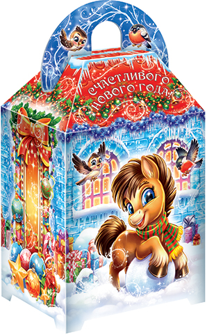 Подарок НГ "Ларец" 1,7кг (1/60)