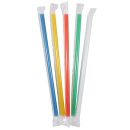 Трубка прямая СУПЕР ТОЛСТАЯ, цветная (1*250/12уп)