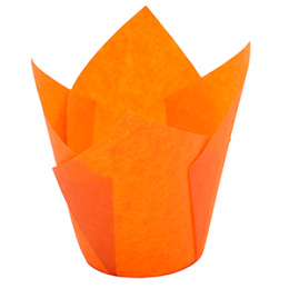 Форма бумажная "Тюльпан" 50*80 оранжевый (1*200)