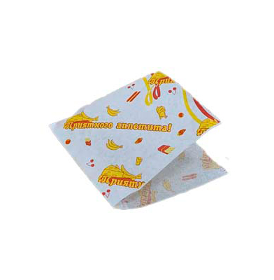 Уголок бумажный для гамбургера 150*150 печать (1*100)