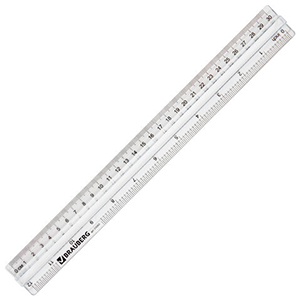 Линейка 30см с держателем