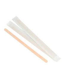 Размешиватель деревянный 18см.в индивид.упаковке (1*250/20уп)