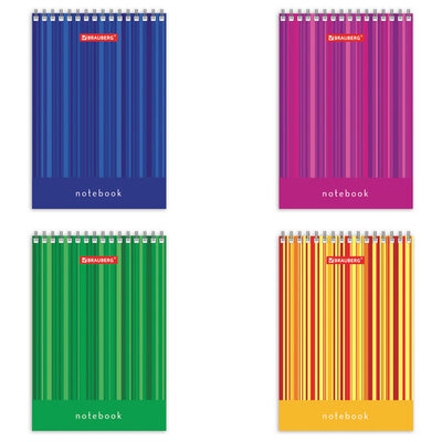 Блокнот А5 60л. клетка, спираль