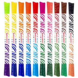 Фломастеры 10 шт/20 цветов, двухцветные