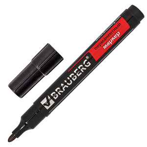 Маркер 3мм черный (1/12)