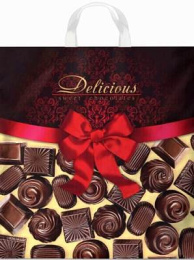 Пакет с петлевой ручкой 40*42-50мкм "Наслаждение" (1*25/20уп)