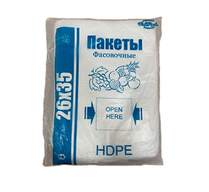 Пакет фасовочный 26*35-7мкм (1*1000/10уп) Асс