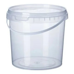 Ведро круглое с крышкой    1л. (1/10/50/144)