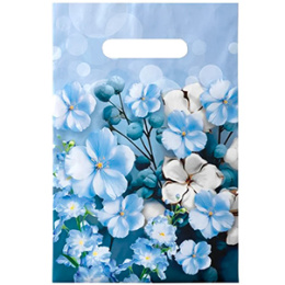 Пакет с вырубной ручкой 20*30-30мкм "Лазурь" (1*100)