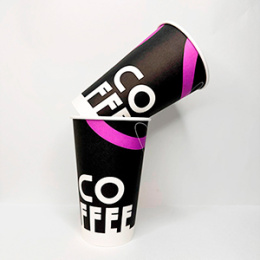 Стакан 450мл. для горячего "COFFEE" (1*25/16уп)
