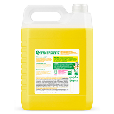 Средство для мытья посуды "Synergetic" 5л.